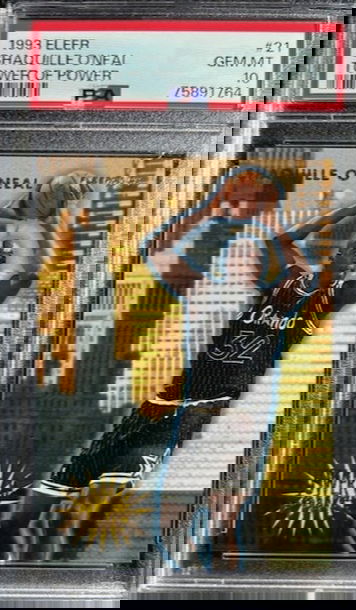 1993-94 Fleer Shaquille O'Neal Tower of Power Insert #21 PSA 10 GEM MINT RARE