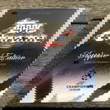2019/20 Topps UEFA Champions League Chrome Soccer Sapphire Box