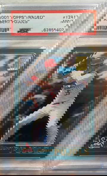 2001 Topps Traded Albert Pujols PSA 9