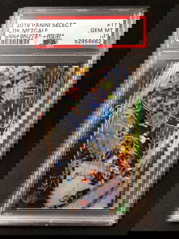 2019 Panini Select - DK Metcalf - Snapshots Silver Prizm Rookie PSA 10