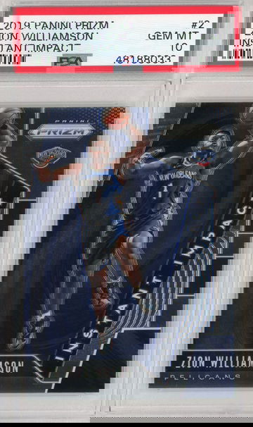 Zion Williamson Prizm Instant Impact PSA 10