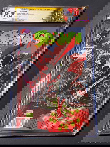 Spawn #8 Newsstand CGC SS Todd McFarlane