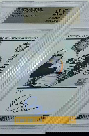 Benny Snell Jr RC AUTO Green /5 BGS 9.5