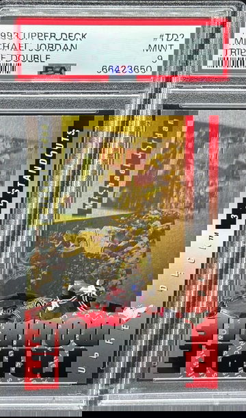 1993 Upper Deck Triple Double TD2 Michael Jordan PSA 9