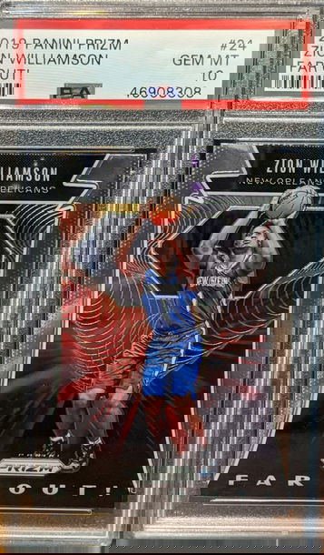 Zion Williamson 2019 Prizm Far Out
