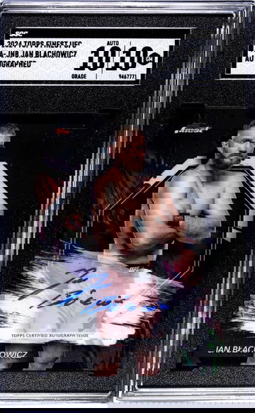 2024 Topps Finest UFC Autographs Jan Blachowicz #FA-JNB Auto SGC 10 Auto 10