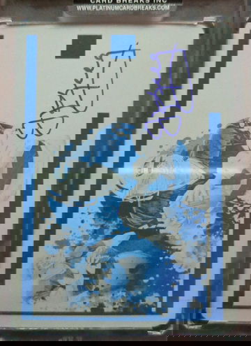 2020 Impeccable Printing Plate Auto Jim Kelly 