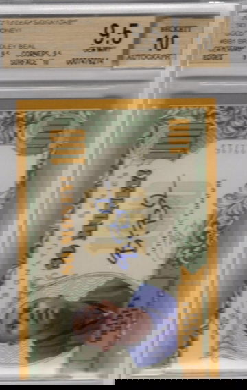 2012-13 Bradley Beal Leaf Signature So Money Auto GOLD BGS 9.5 