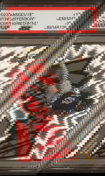 2023 Absolute Justin Jefferson Horizontal Kaboom - PSA 10