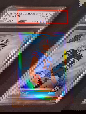 2018 Optic Holo Josh Allen PSA 10