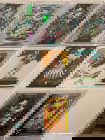 2021 Miami Dolphins Jaylen Waddle 8 Rookie card lot 