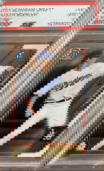 2015 Bowman Chrome Walker Buehler PSA 9