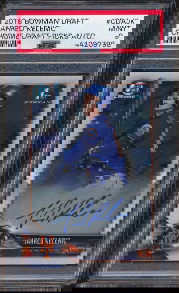 2018 Bowman Chrome Draft Jarred Kelenic Base RC AUTO PSA 9 9899