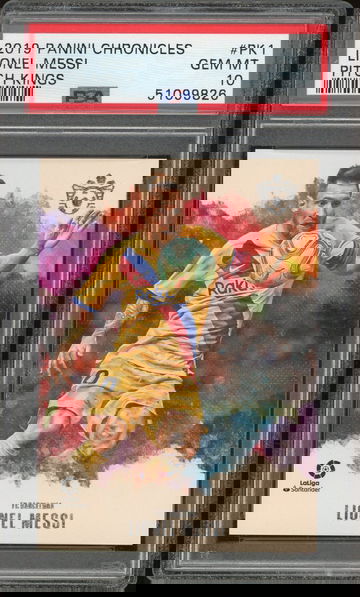 2019 Panini Chronicles Pitch Kings Lionel Messi #PK1 PSA 10