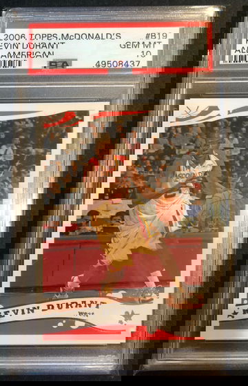 2006 Topps McDonalds All American Kevin Durant Rookie Card RC PSA 10