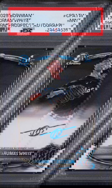 2025 Bowman Bowman Thomas White #CPA-TW PSA 9