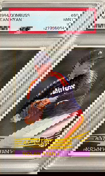 1984 DONRUSS #60 NOLAN RYAN PSA 9 MINT