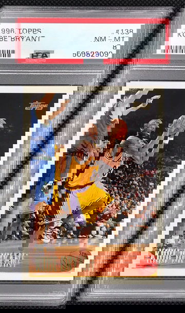 1996-97 Topps Kobe Bryant #138 RC PSA 8 Centered!