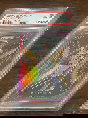 2020 Prizm RJ Hampton Purple Prizm /99 Pop 3 PSA 10