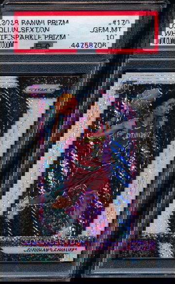 Collin Sexton 2018 Prizm White Sparkle RC /20?? PSA 10