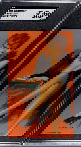 1940-45 Mutoscope Artist Pin-ups A Sweet Job SGC 3.5