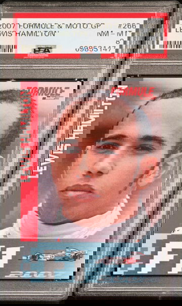 2007 Formule & MotoGP Lewis Hamilton F1 Rookie PSA 8