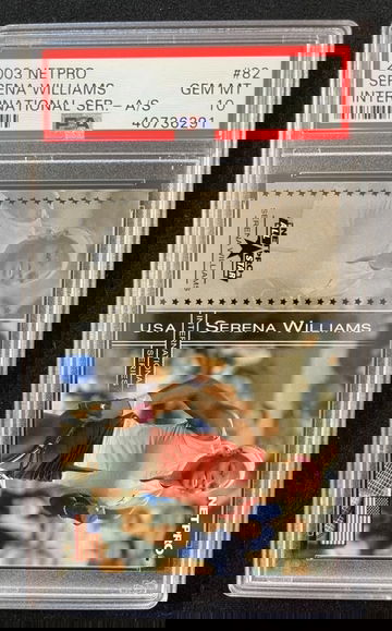 Serena Williams PSA 10 2003 Netpro RC International #82 A/S 