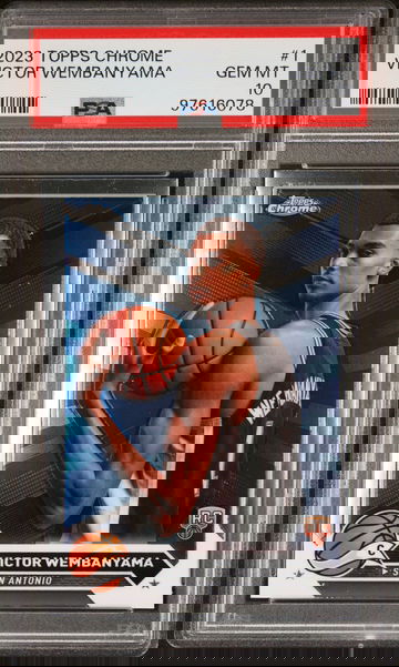 2023 Topps Chrome Victor Wembanyama #1 PSA 10