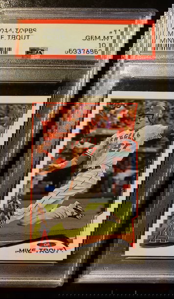 2014 topps Mike Trout MINI psa 10