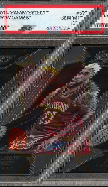 2014 Select #57 LeBron James PSA 10 Gem Mint