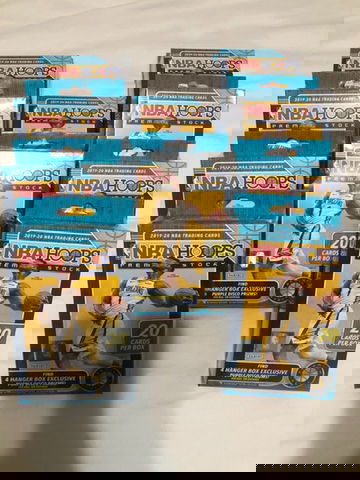 2019-20 NBA Hoops Premium Stock Hanger Box Lot of 10