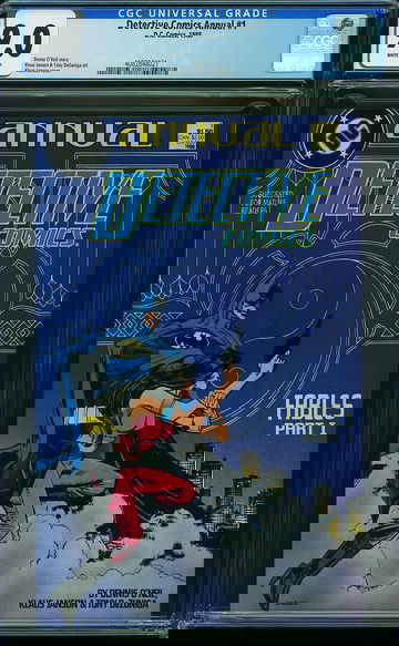 DETECTIVE COMICS ANNUAL #1, CGC 9.0 VFNM