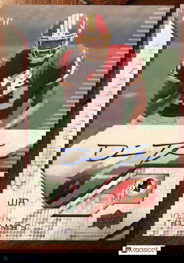 Devin Thomas 2008 Upper Deck Rookie Premiere Authentic Autograph Card Redskins