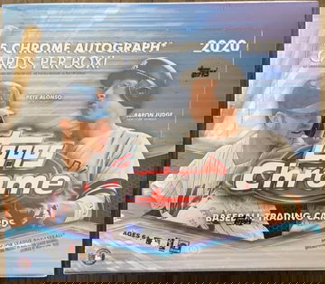 2020 Topps Chrome Baseball Hobby Sealed Jumbo Box