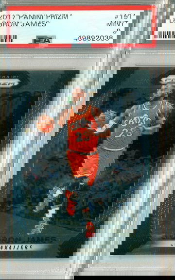 2017 Prizm Lebron James #191 PSA 9