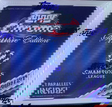 2020-21 Topps Chrome UEFA Champions League Sapphire Box