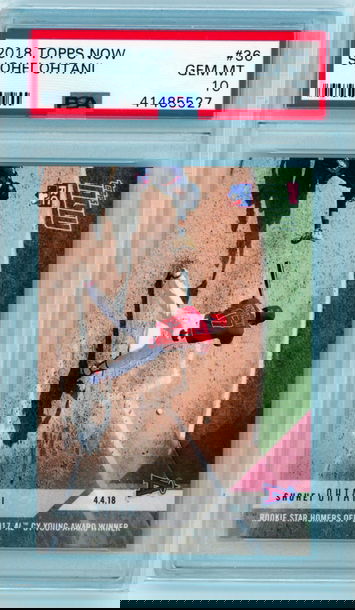 2018 Topps Now #36 Shohei Ohtani PSA 10 GEM MINT!