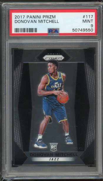 2017 Prizm Donovan Mitchell PSA 9 