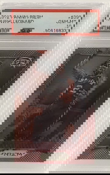 KAWHI LEONARD 2012 PANINI PRIZM CARD 209 PSA 10