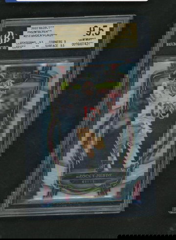 2022 Panini Select Silver Prizm Brock Purdy #213 RC Club Level BGS 9.5