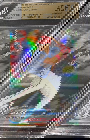 2018 Topps Chrome Update Juan Soto Refractor #95/250 HMT5595/250 