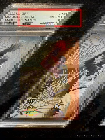 1993 Ultra Famous Nicknames Shaquille O'Neal #13 PSA 8