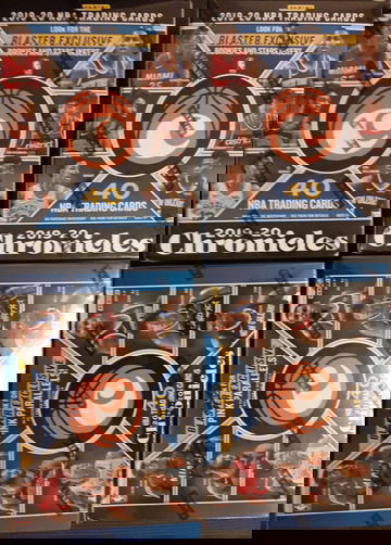 2019-20 Panini Chronicles BLASTER BOX LOT (4), ZION/JA ROOKIES, AUTOS, PATCHES!!