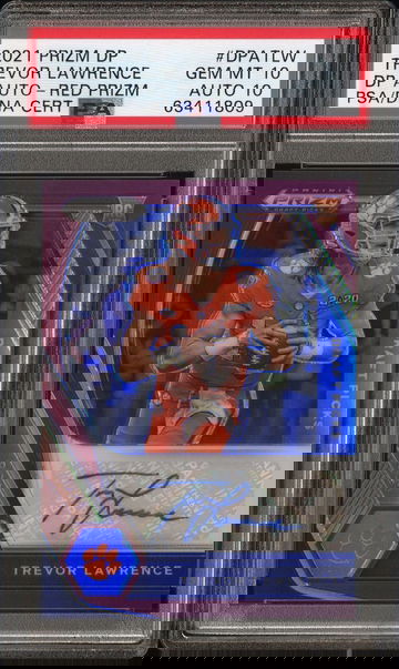 2021 Panini Prizm Draft Picks Red Trevor Lawrence