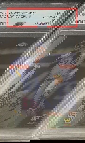 2020 Topps Chrome Fernando Tatis Jr PSA 10