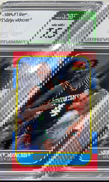 1986 Fleer Sidney Moncrief CSG 7.5 