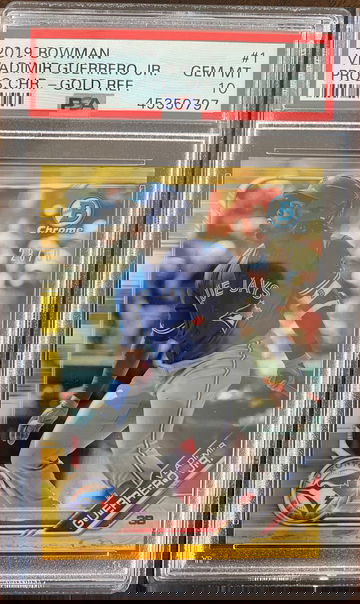 2019 Bowman Vladimir Guerrero Jr. Gold Refractor /50 PSA10 Gem Mint SSP