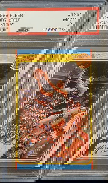 1988 Fleer Larry Bird PSA 9 Boston Celtics