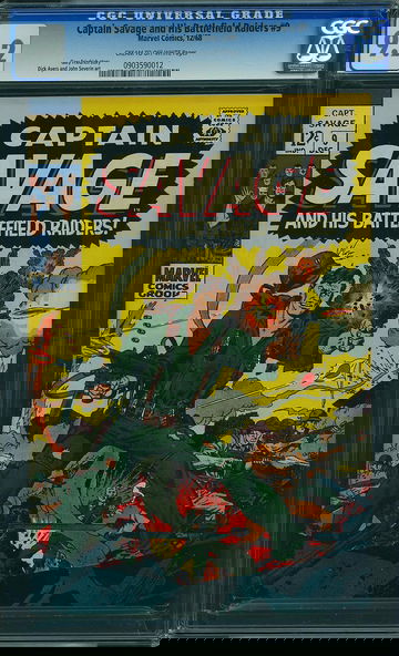 CAPTAIN SAVAGE AND HIS BATTLEFIELD RAIDERS #9, CGC 9.2 NM-