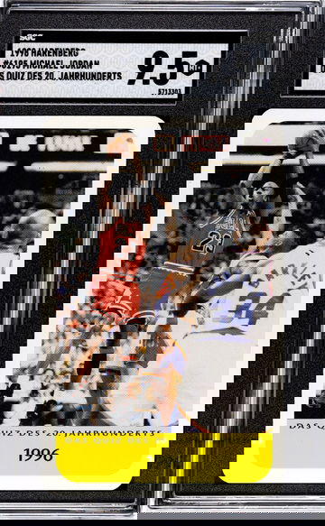 1998 Harenberg Jahrhunderts Michael Jordan HOF Chicago Bulls  SGC 9.5 POP 4